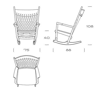 Pp124 Rocking Chair Designermobel Architonic