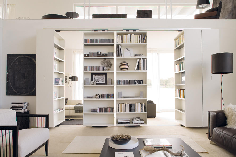 Vista Girevoli Shelving From Albed, Open Bookcase Room Divider Ikea