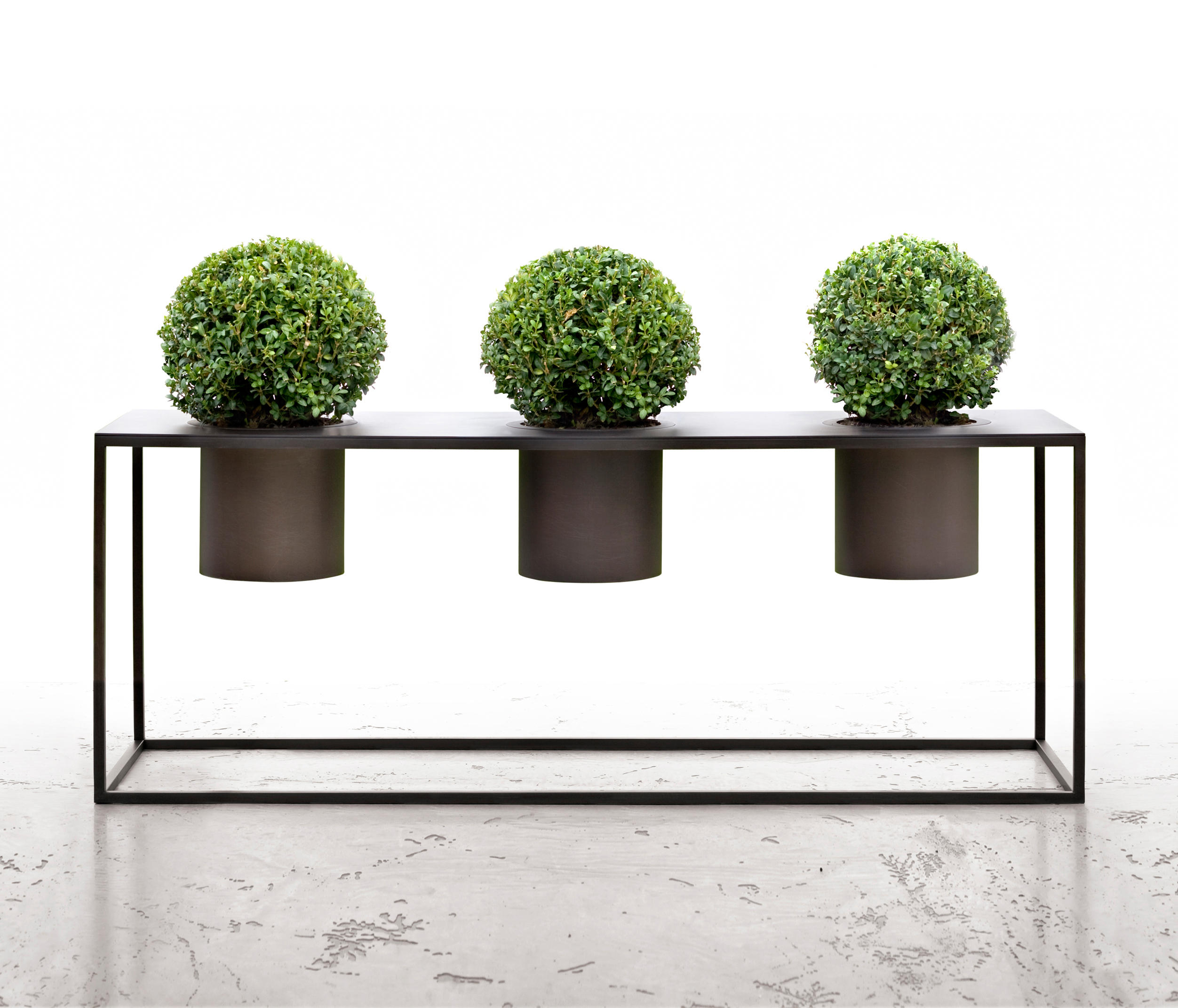 Plant pot Riviera White 28 x 28 x 52 cm main image 1