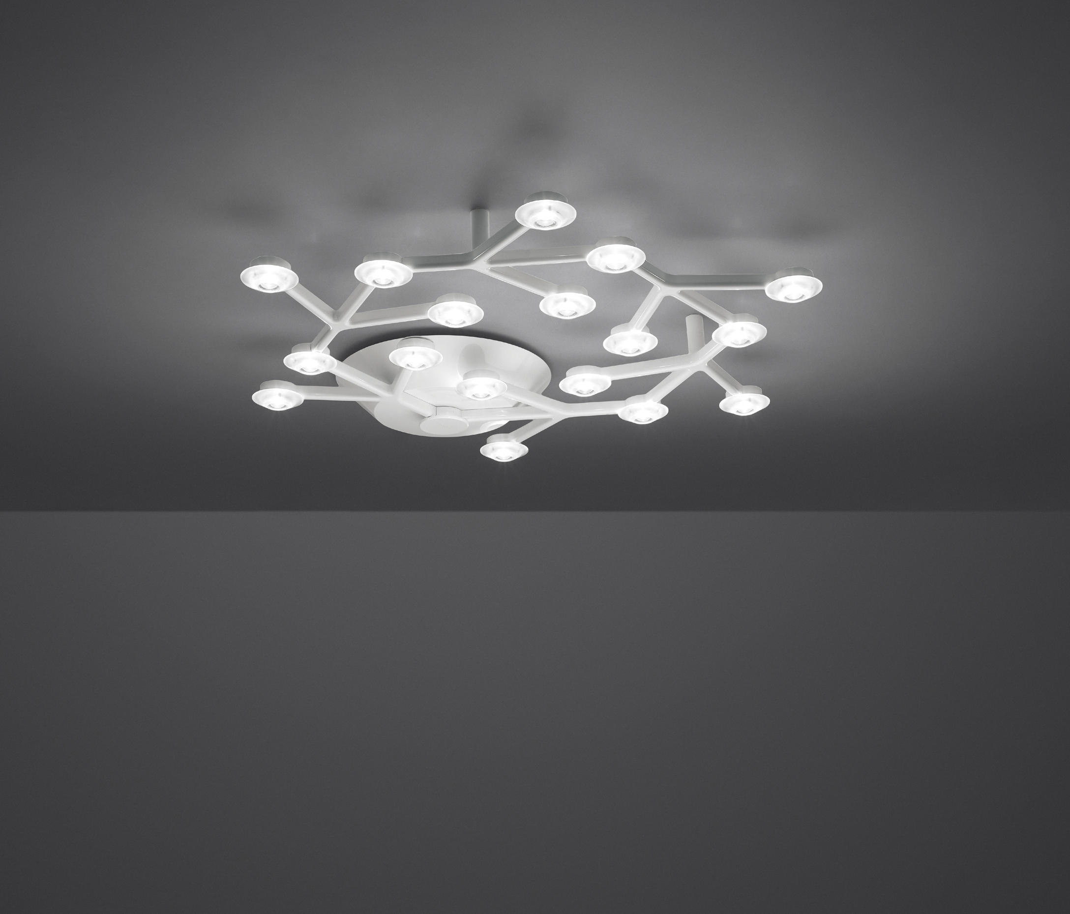 Led net circle soffitto illuminazione generale di artemide ...