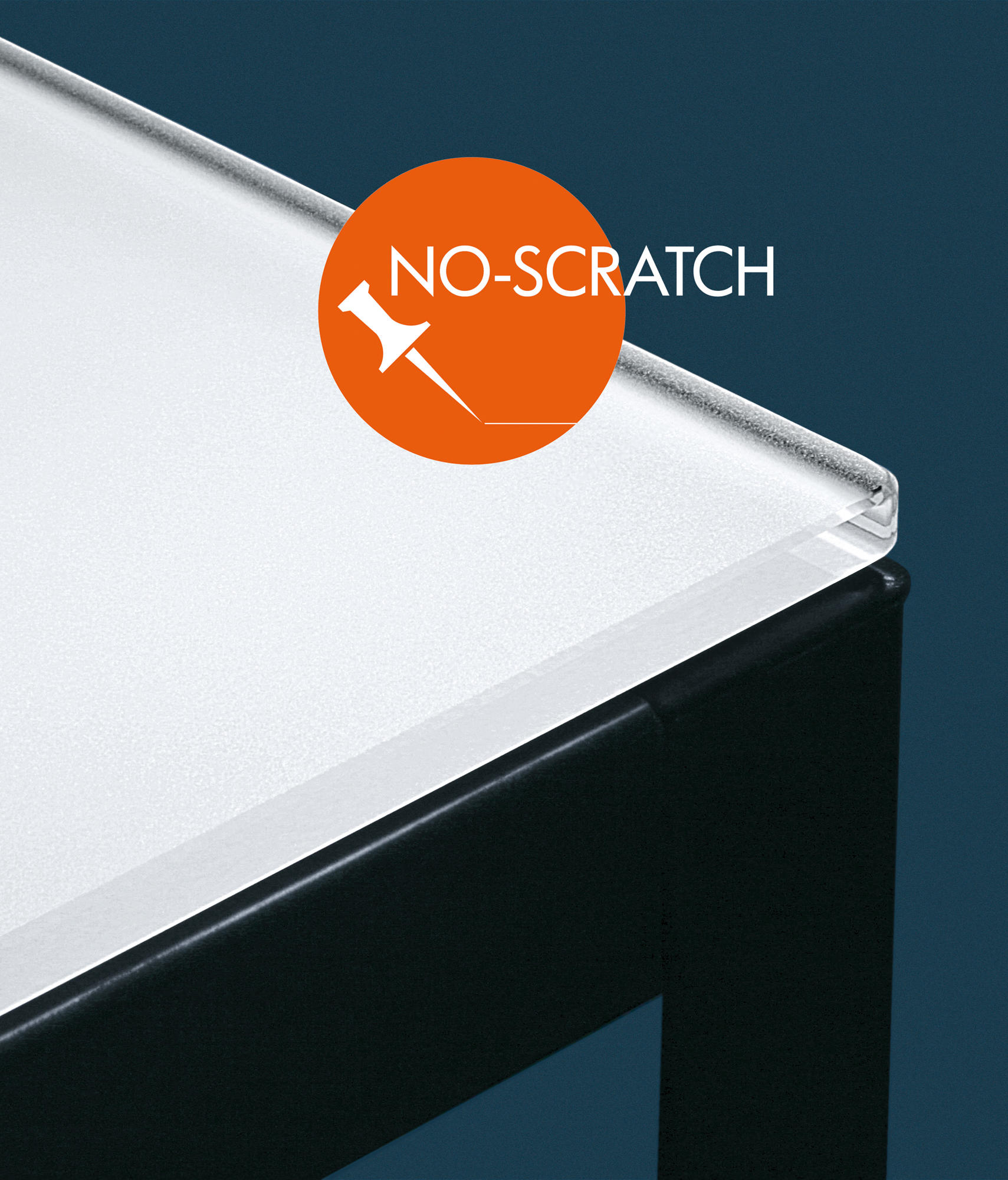 Ecosat no scratch verniciato bianco piani cucina in vetro ... Top cucina in vetro