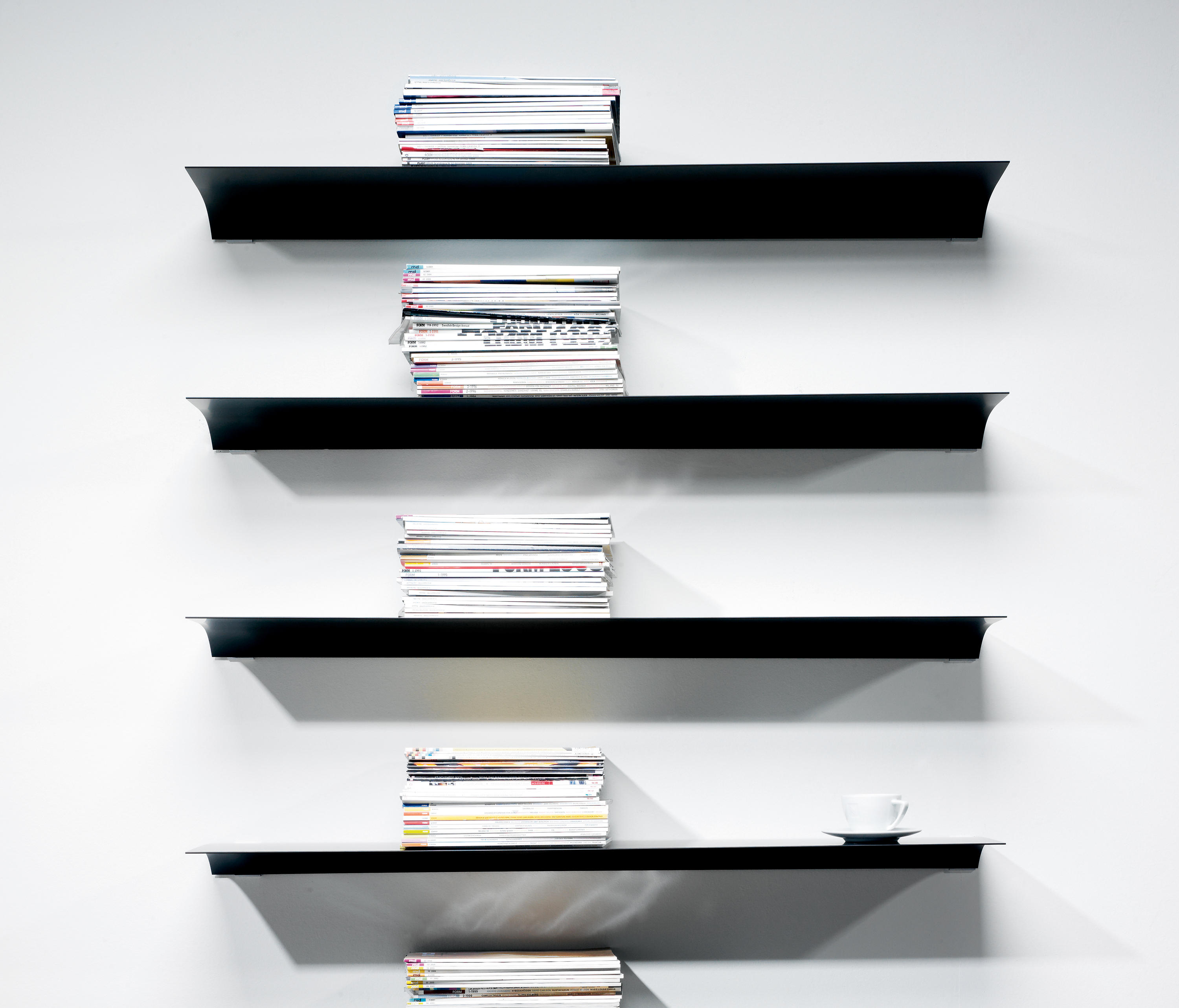 Exilis // Long Shelving // Black (Frame Shelf) - Nonuform - Touch