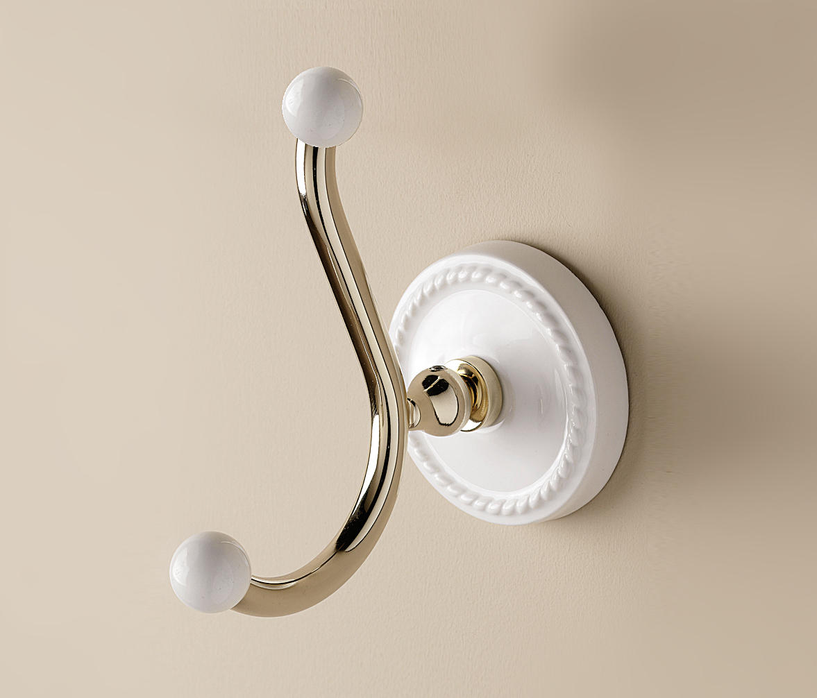 DOROTHY DOUBLE ROBE HOOK Towel rails from Devon&Devon Architonic