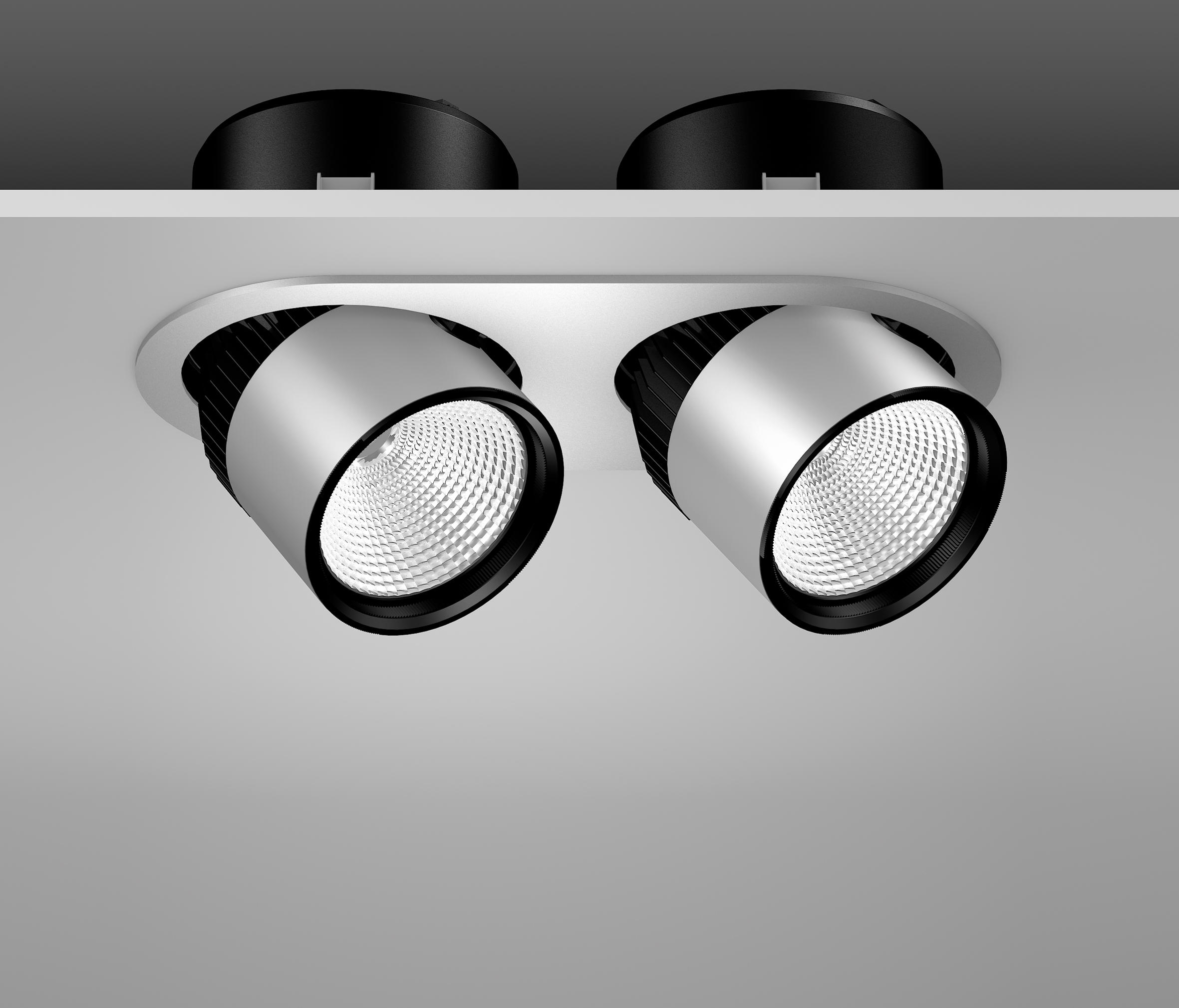 Pura spot r recessed projectors general lighting by rzb ...