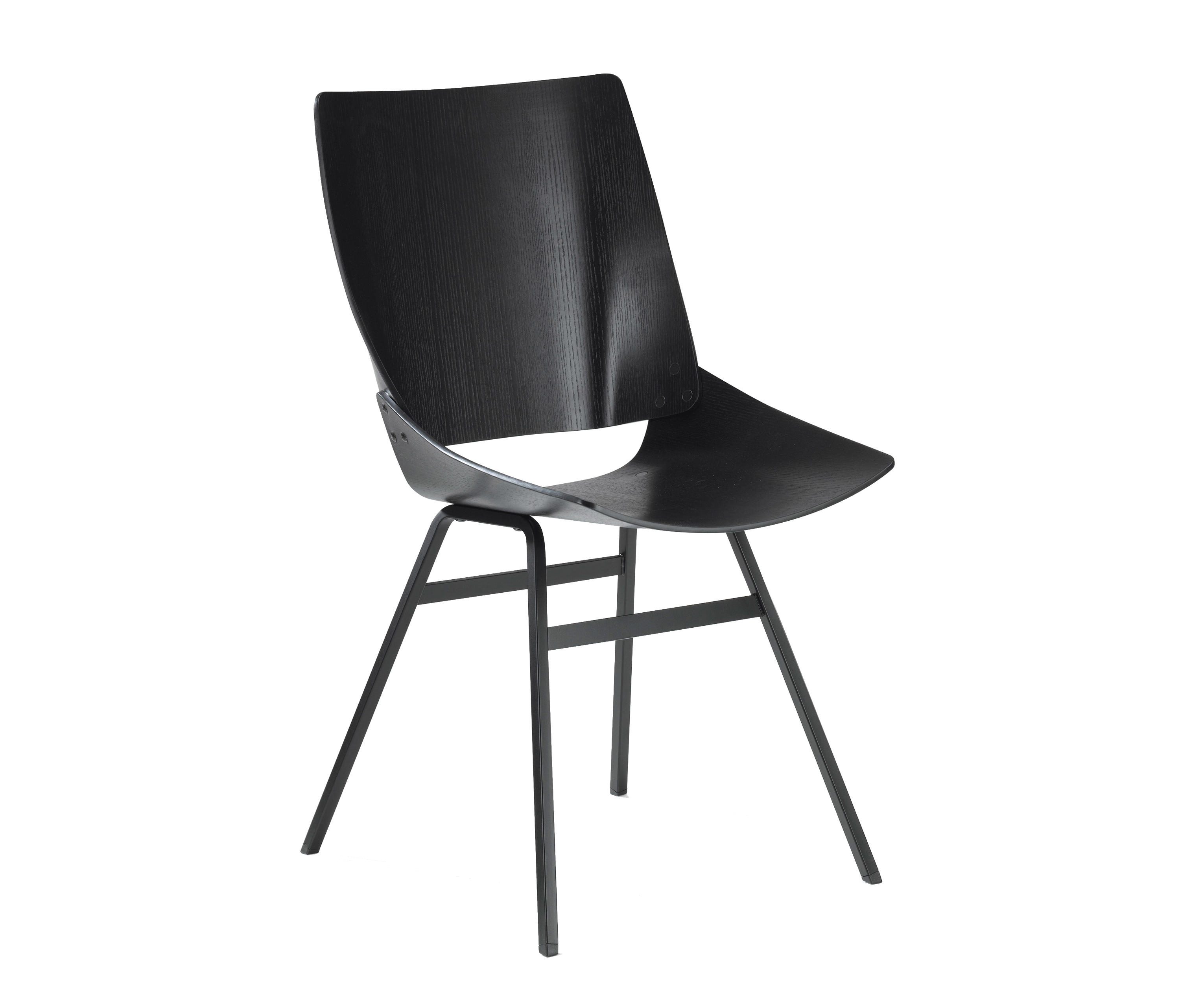 Shell Chair Black Designer Furniture Architonic