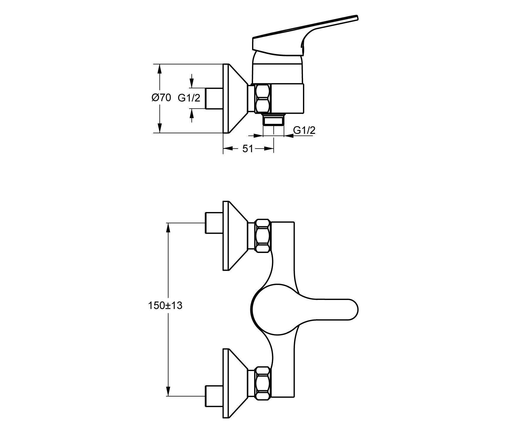 Slimline 2 Brausearmatur AP (Aufputz) | Architonic