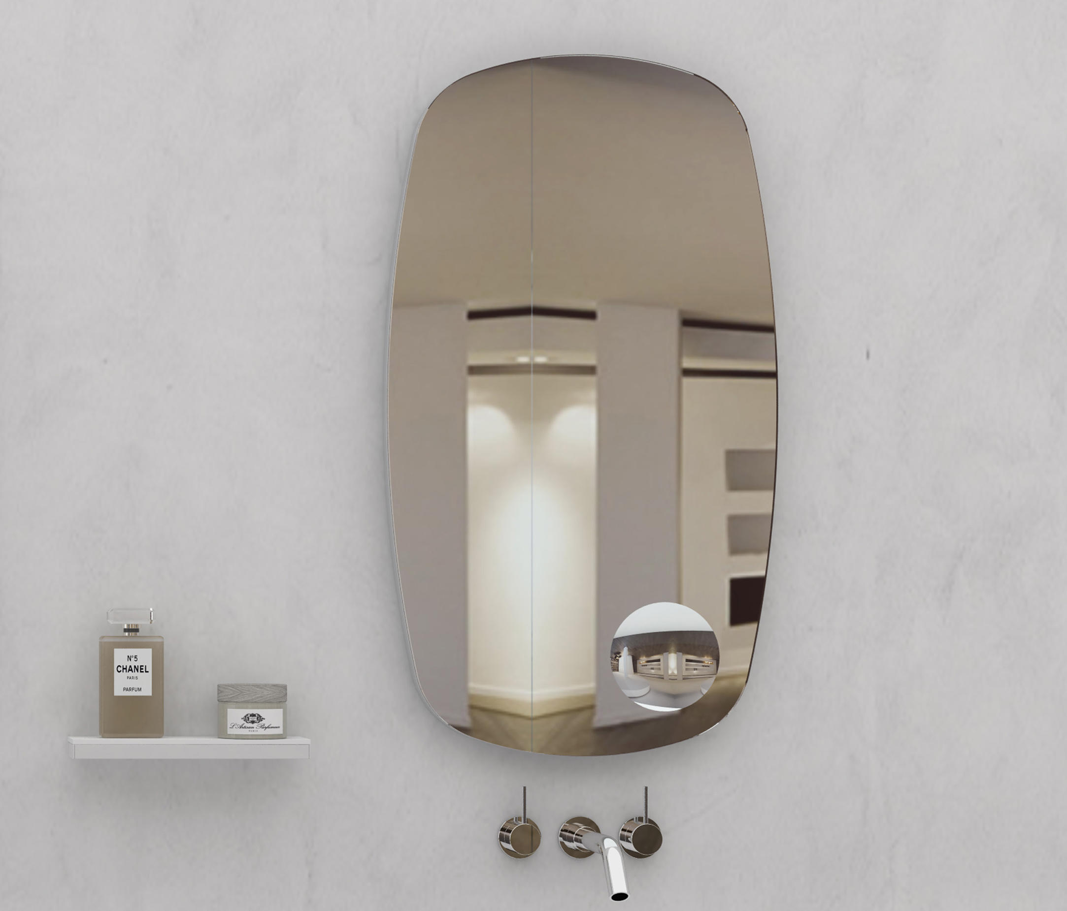 LENS MIRROR Wall mirrors from MAKRO Architonic