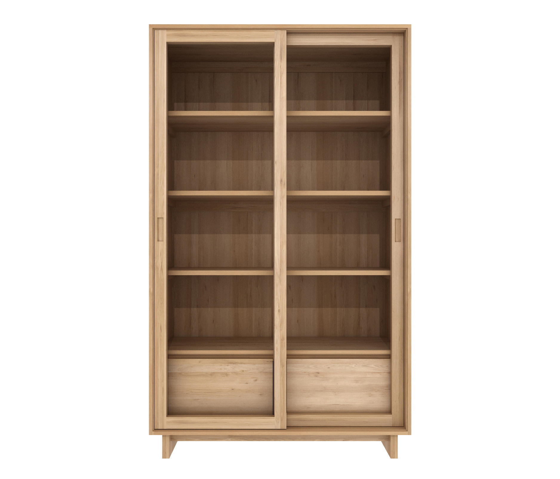 Oak Wave Bookcase Designer Furniture Architonic