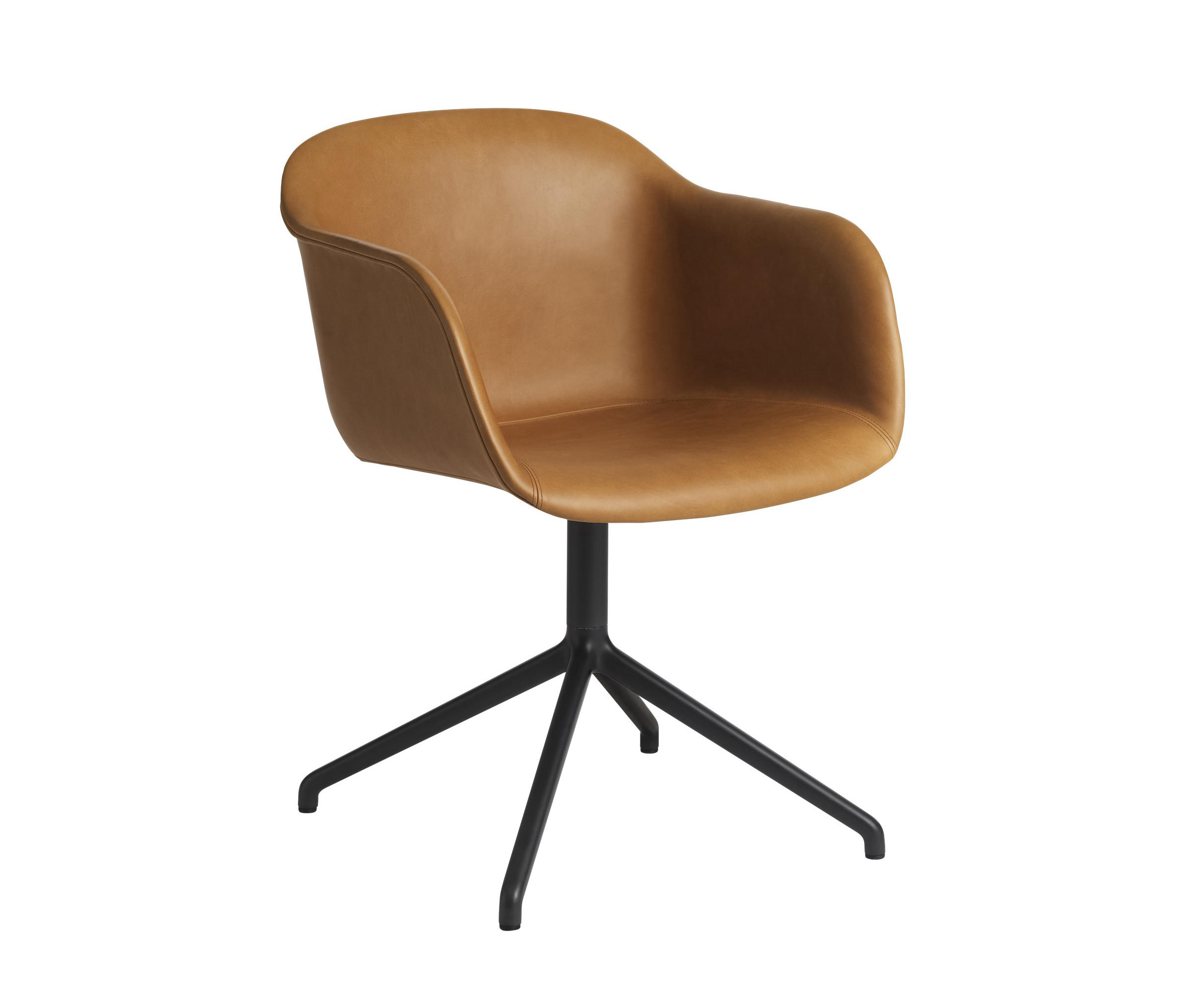 Muuto fiber chair leather