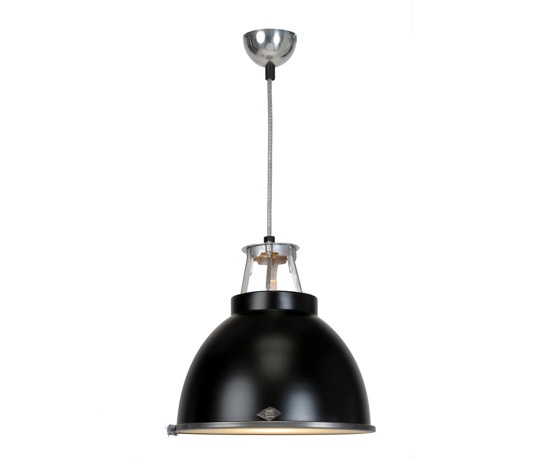 btc glass pendant light