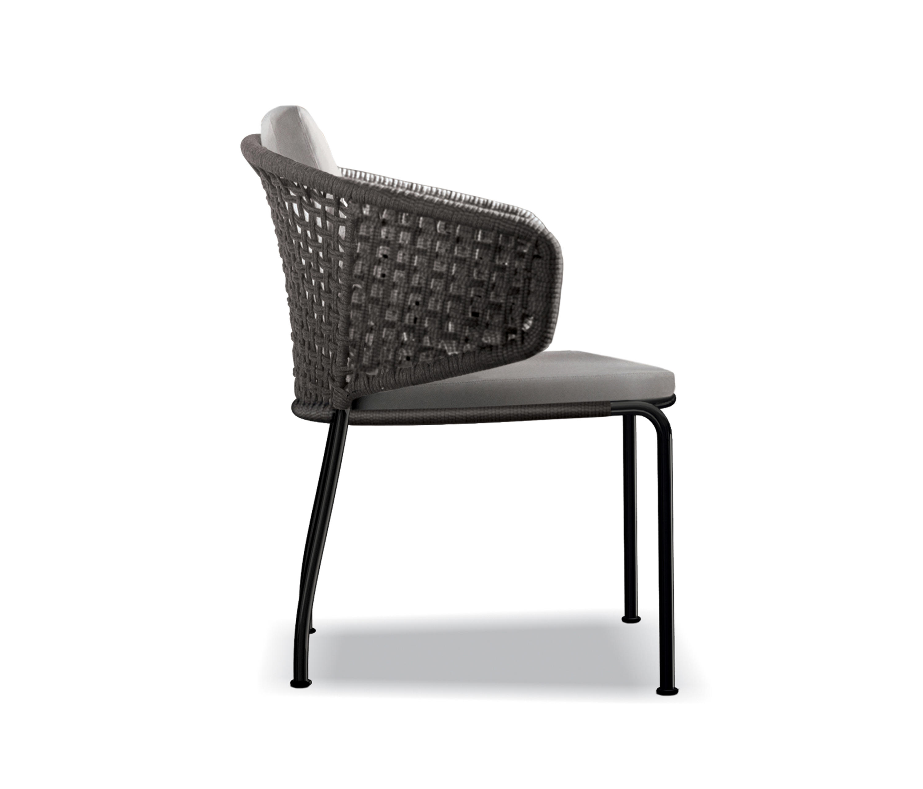 Belt Cord Outdoor Lounge Armchair, Minotti