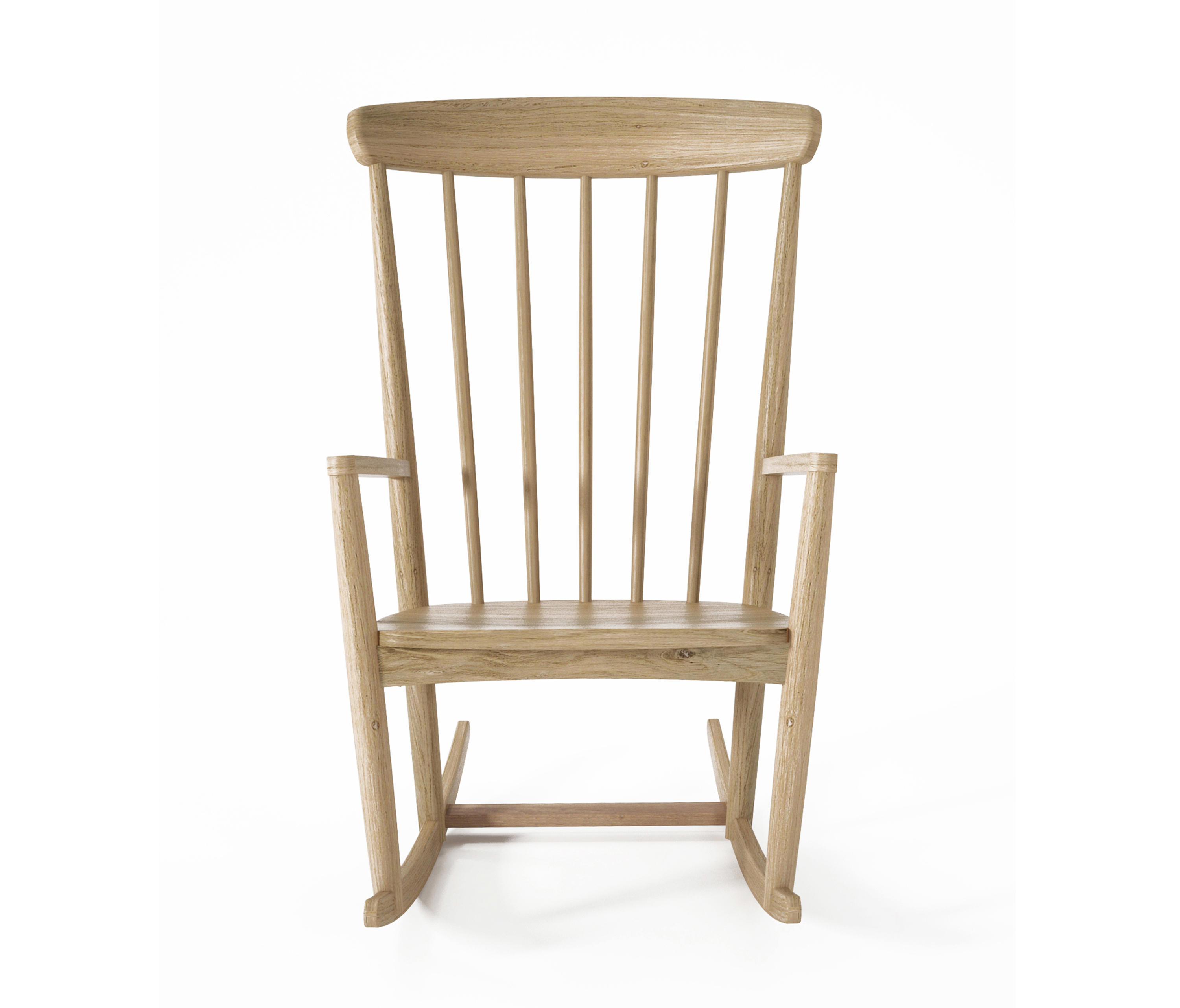 wooden twist rocking chair