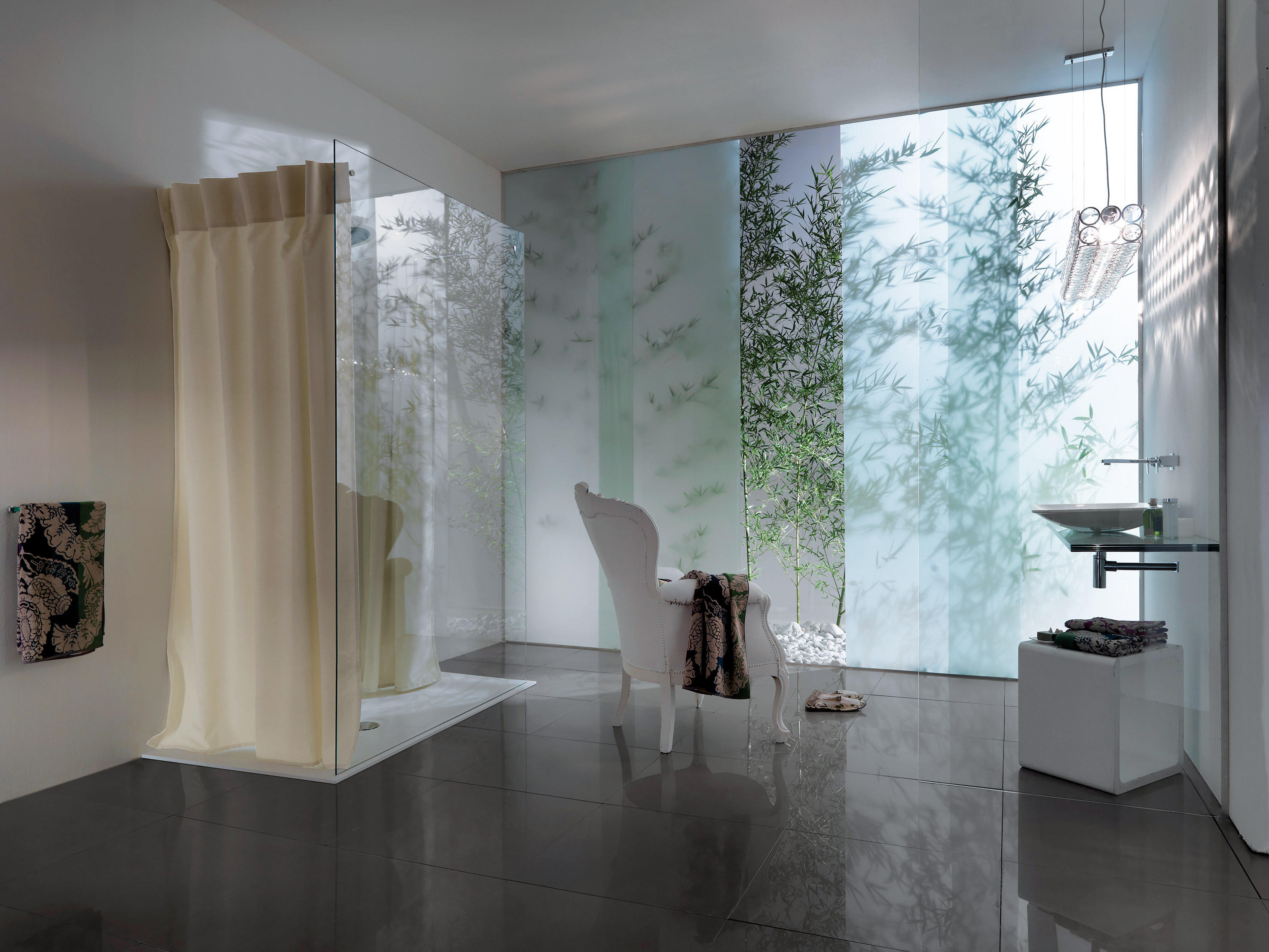 Transform Your Bathroom with an Open Shower Curtain Design
