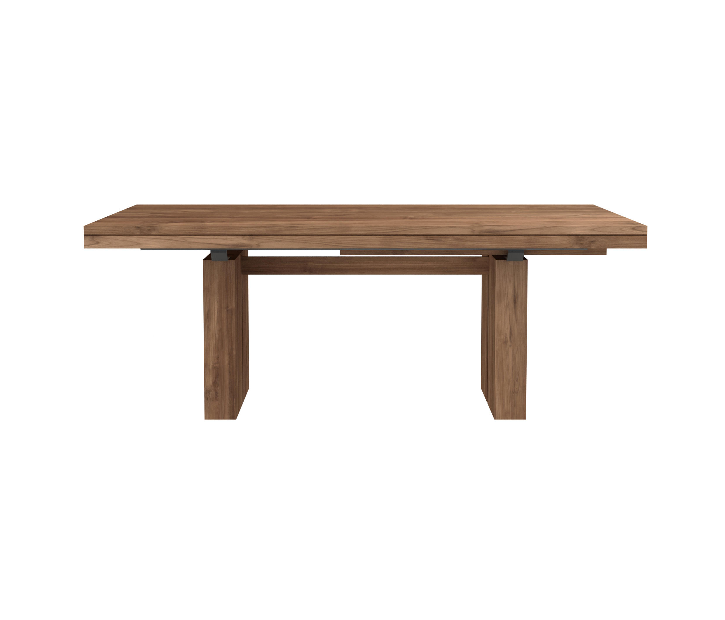 TEAK DOUBLE EXTENDABLE DINING TABLE Restaurant tables from Ethnicraft