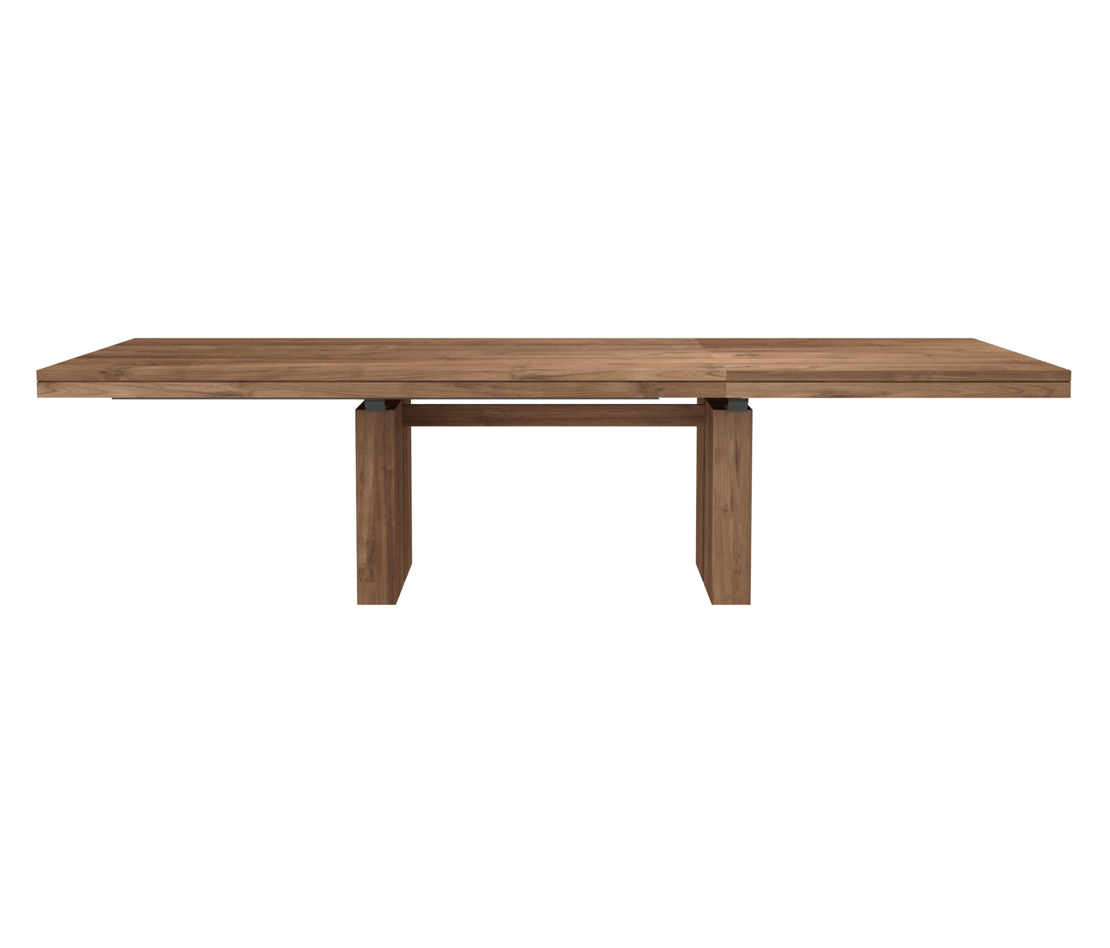TEAK DOUBLE EXTENDABLE DINING TABLE Restaurant tables from Ethnicraft