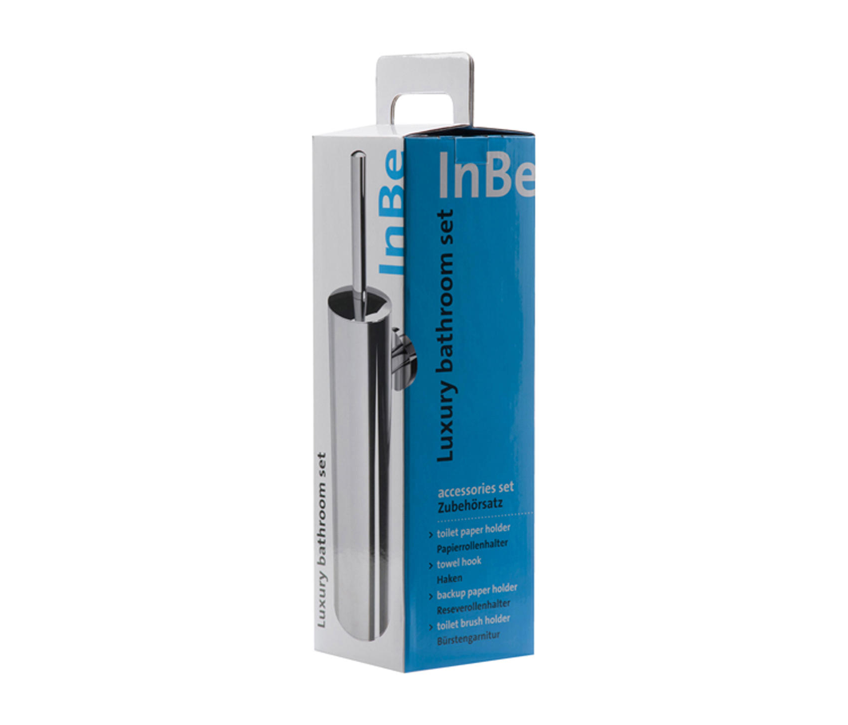 InBe toilet accessories set containing toilet brush IB/09.60099.01