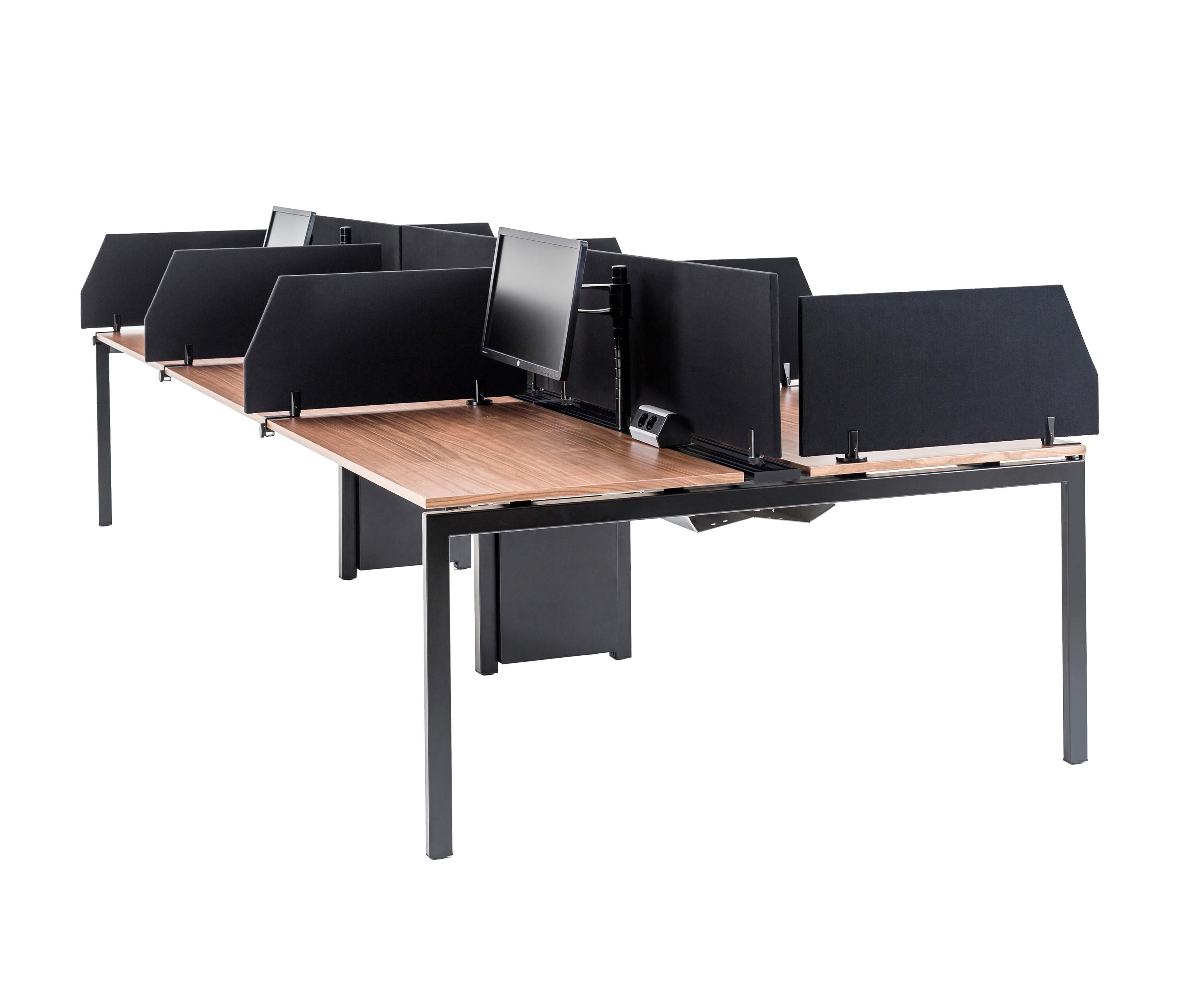 Desks 6 Person Workstations High Quality Designer Architonic Nexus Desks Kinnarps