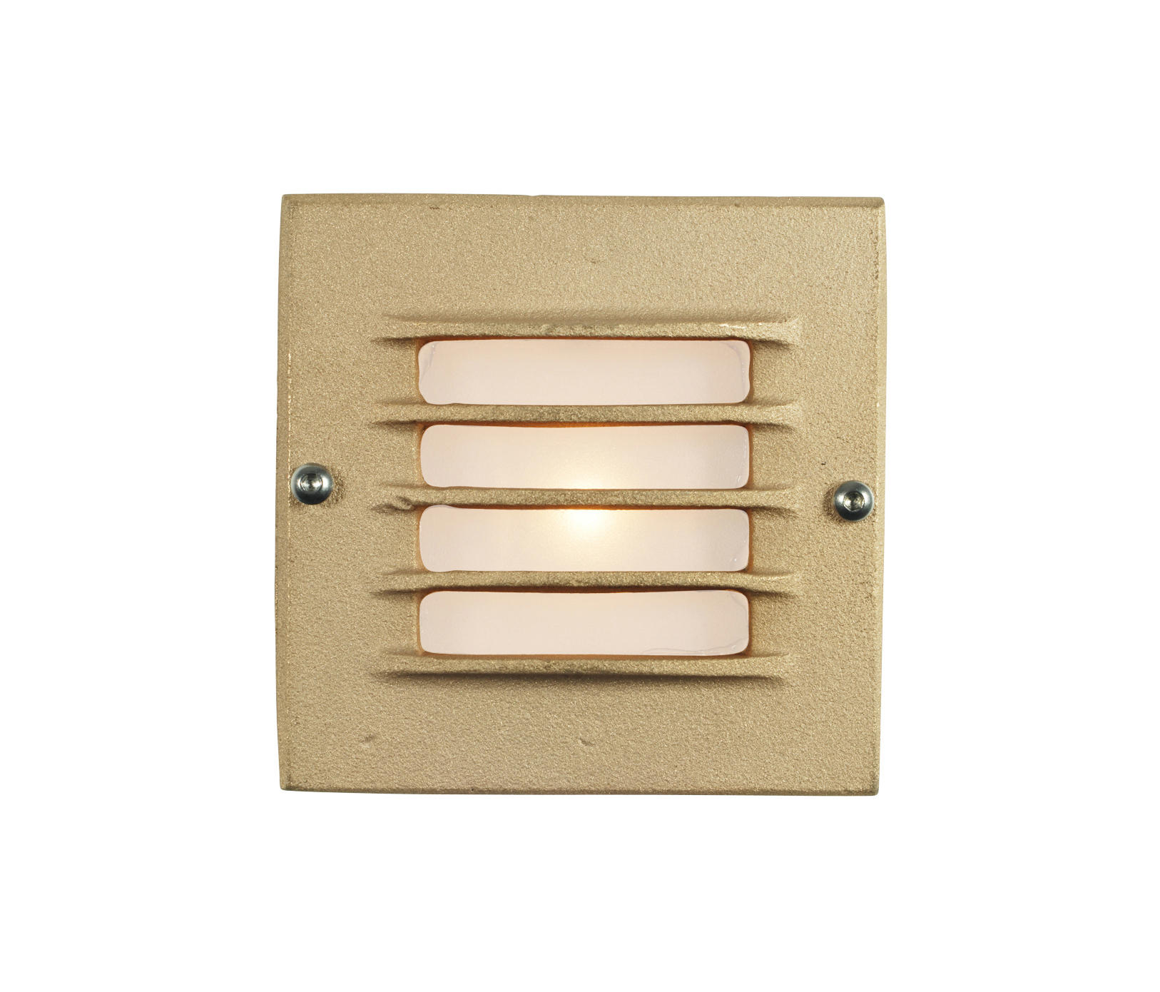 7601 Low Voltage Recessed Step Light, Back Box, Sandblasted Bronze