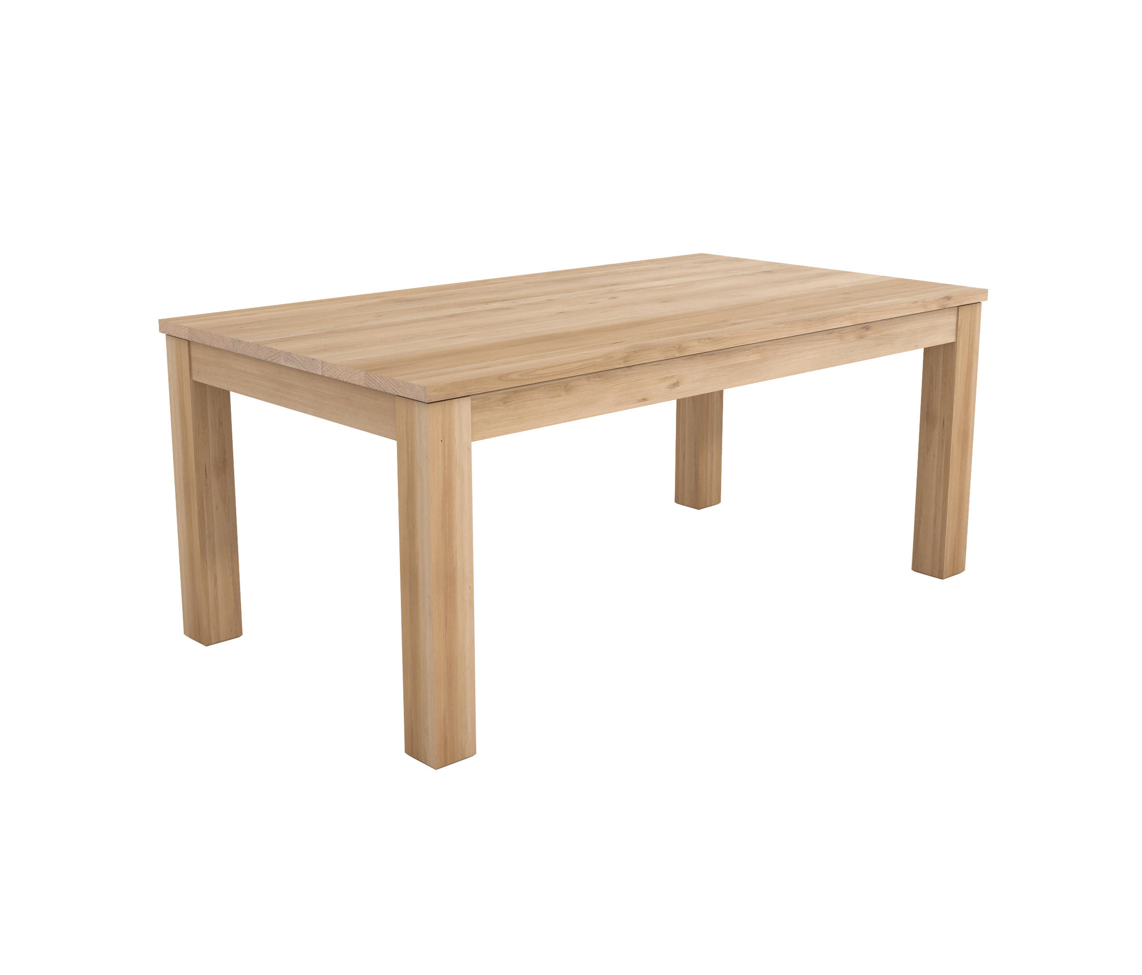 Oak Straight extendable dining table Architonic