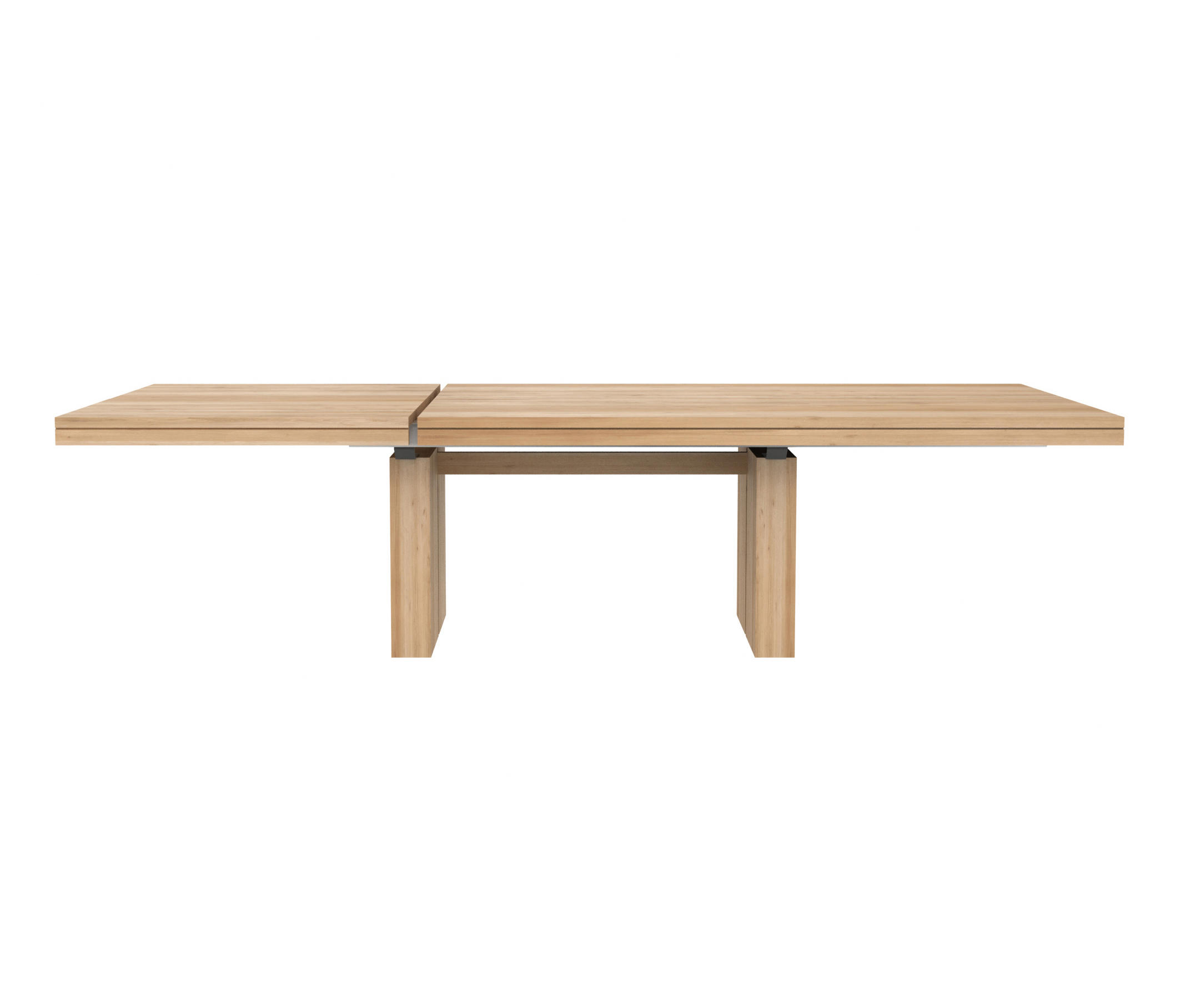 Oak Double extendable dining table Architonic