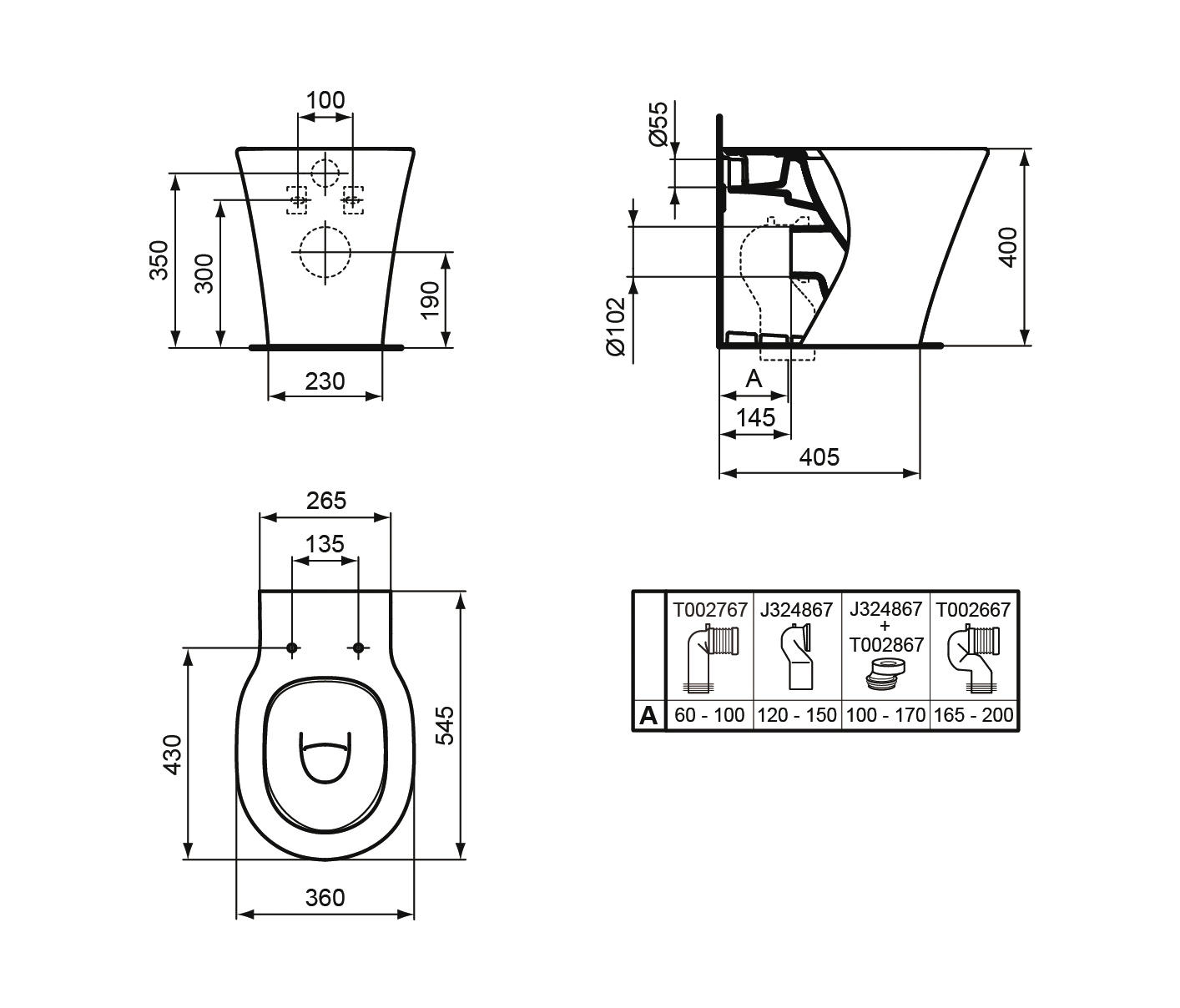 Connect Air Standtiefspül-WC AquaBlade | Architonic