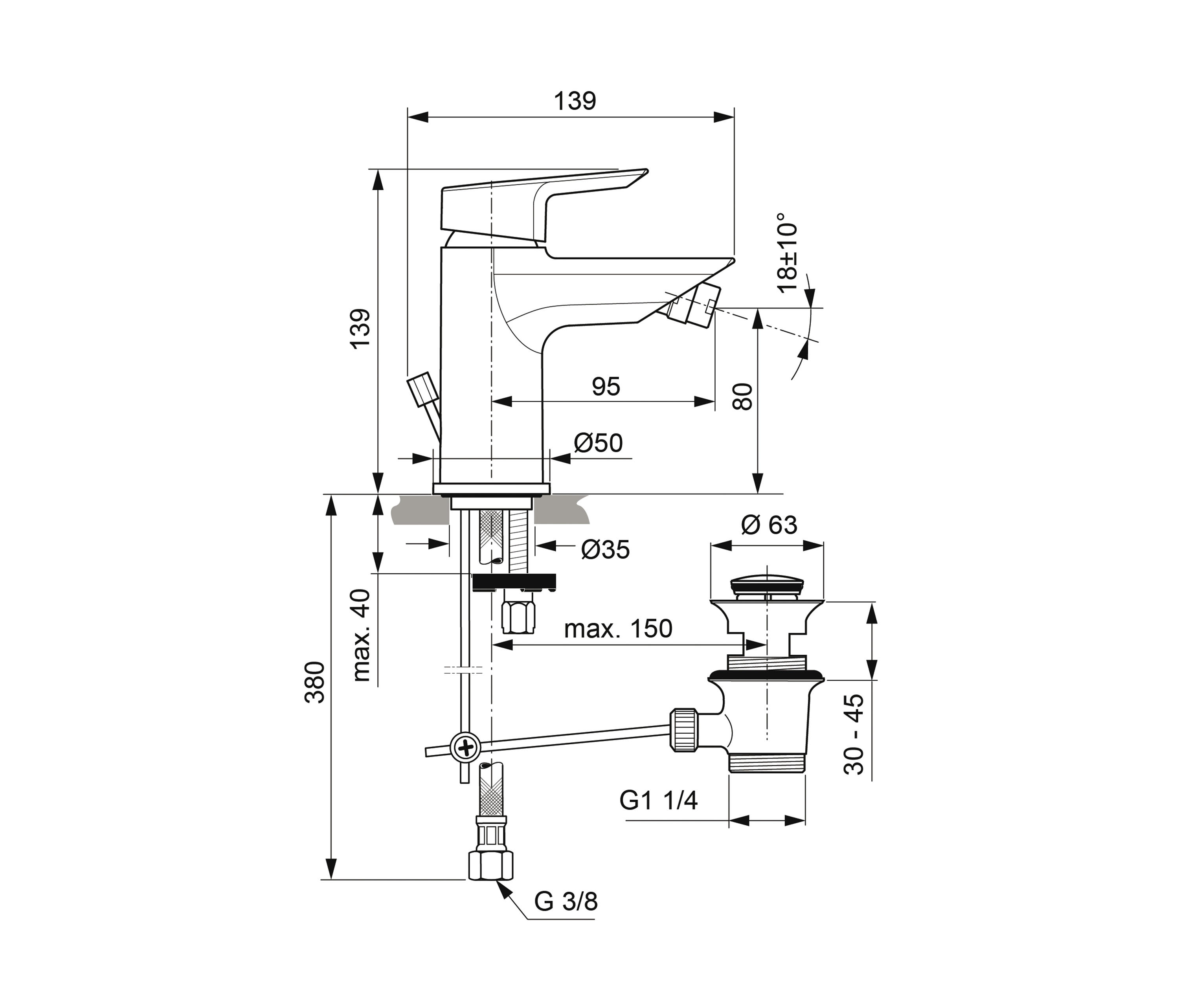 Tesi Bidetarmatur & designer furniture | Architonic