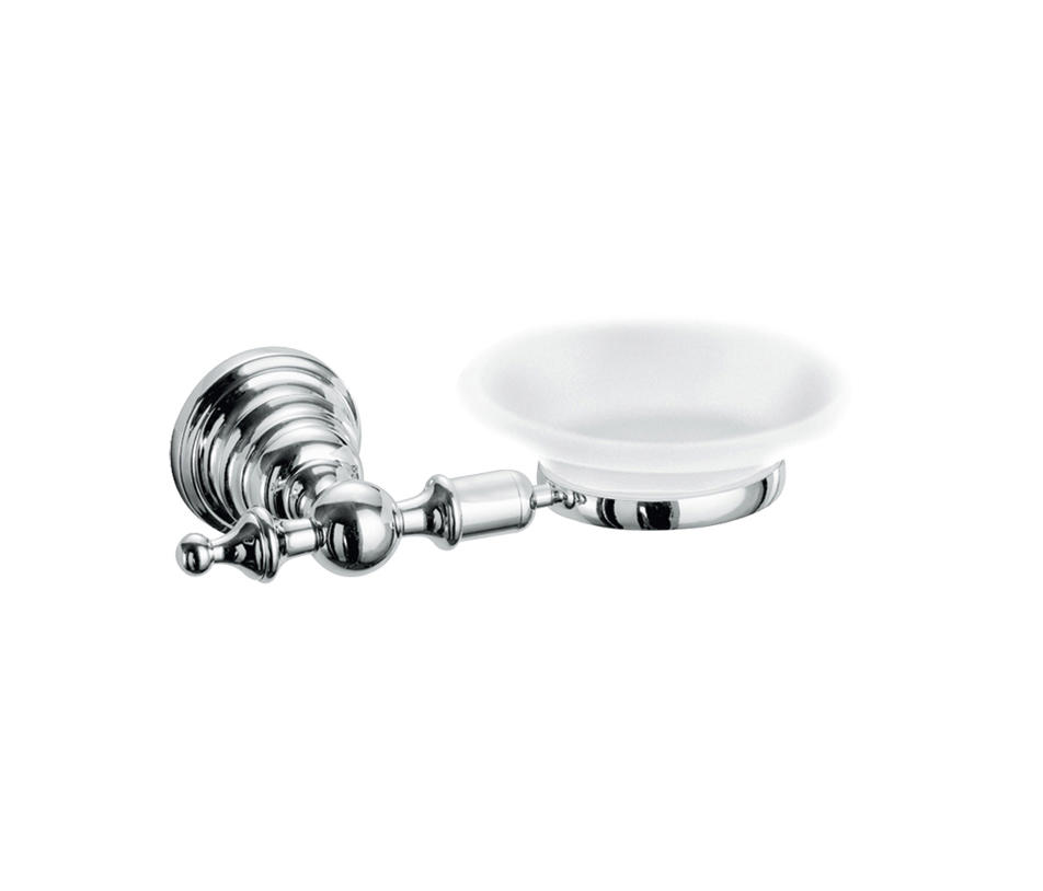 The Classic White Chrome Bath Accessories