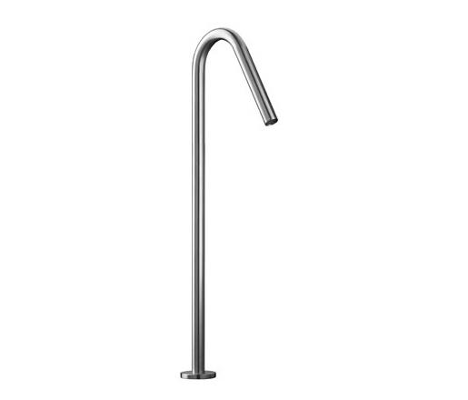 inox | stainless steel single-hole, raised deck-mount basin spout ...