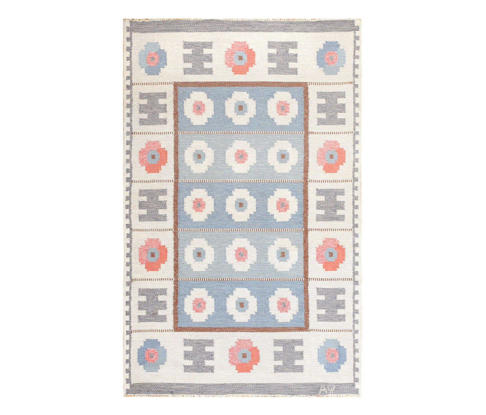 Vintage Swedish Carpet Signed “AW” Architonic
