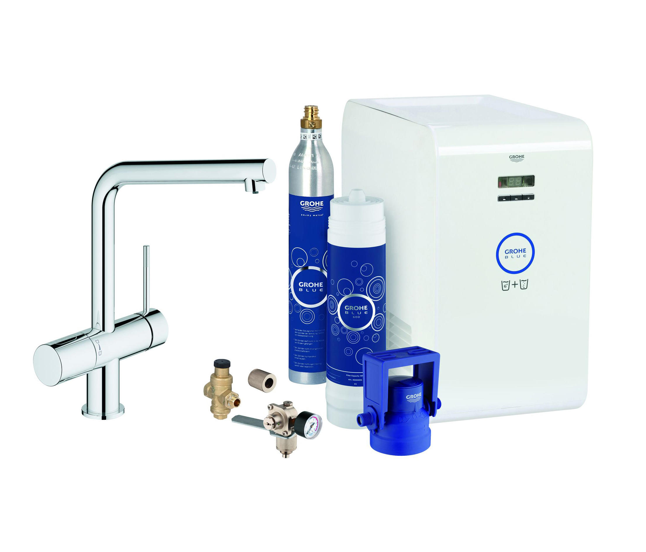 Gallery of Sink Mixer Starter Kit - Blue Pure Minta - 1
