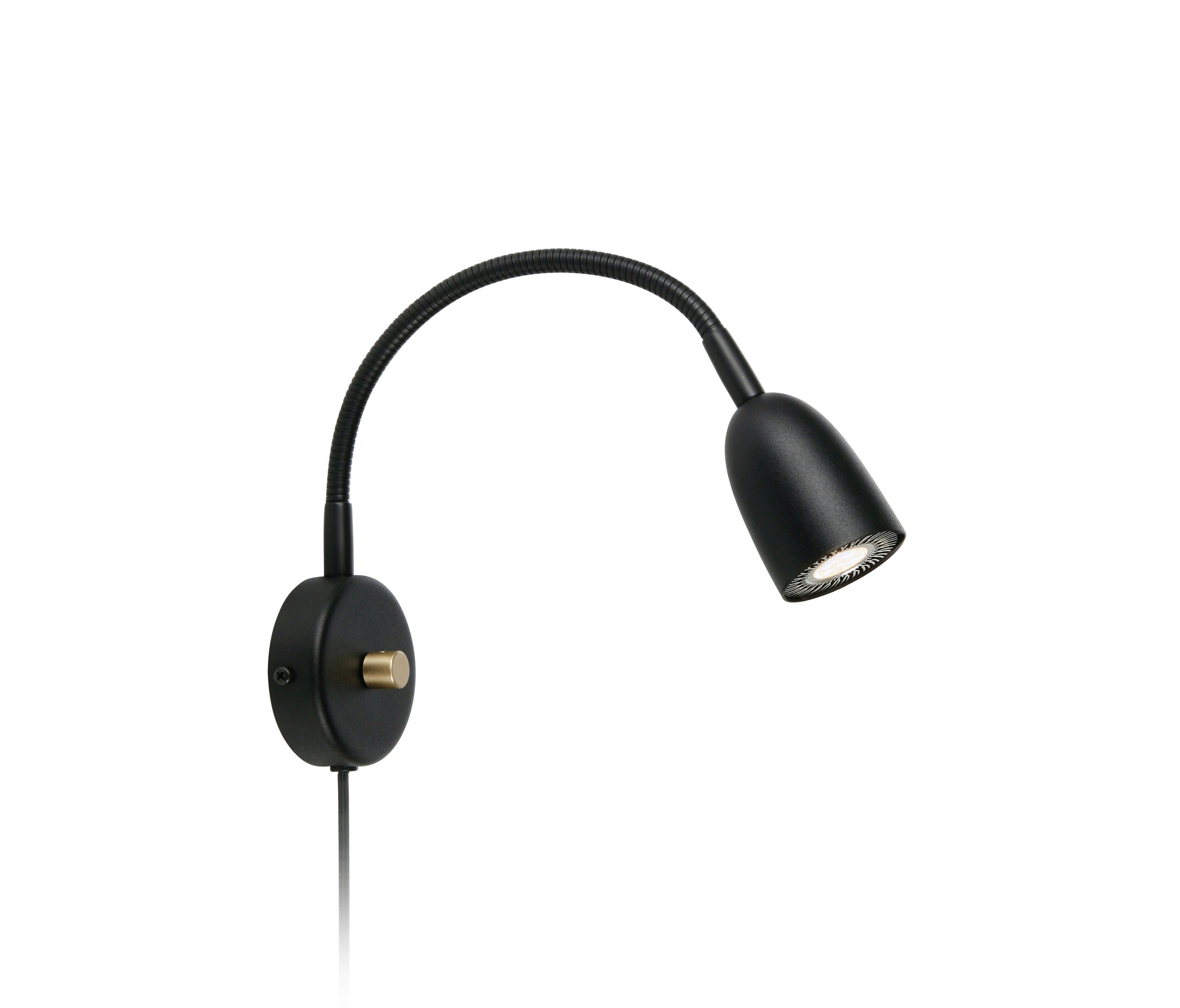 RADIELL V5813-86 BLACK STRUCTURE/BRASS - Wall-mounted spotlights from Belid PRO Architonic