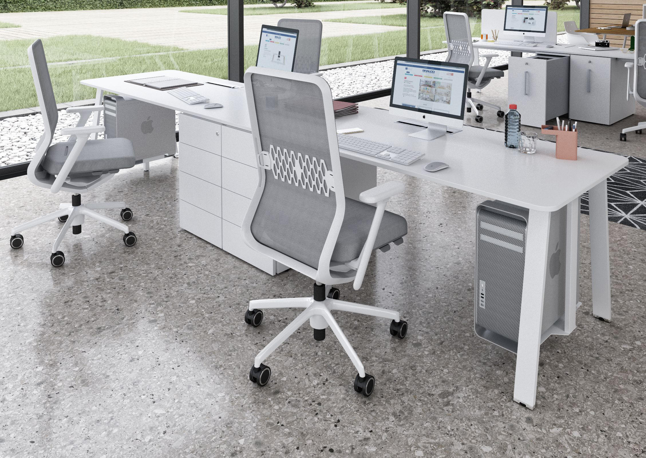 Take Off Evo Desks From Bralco Architonic