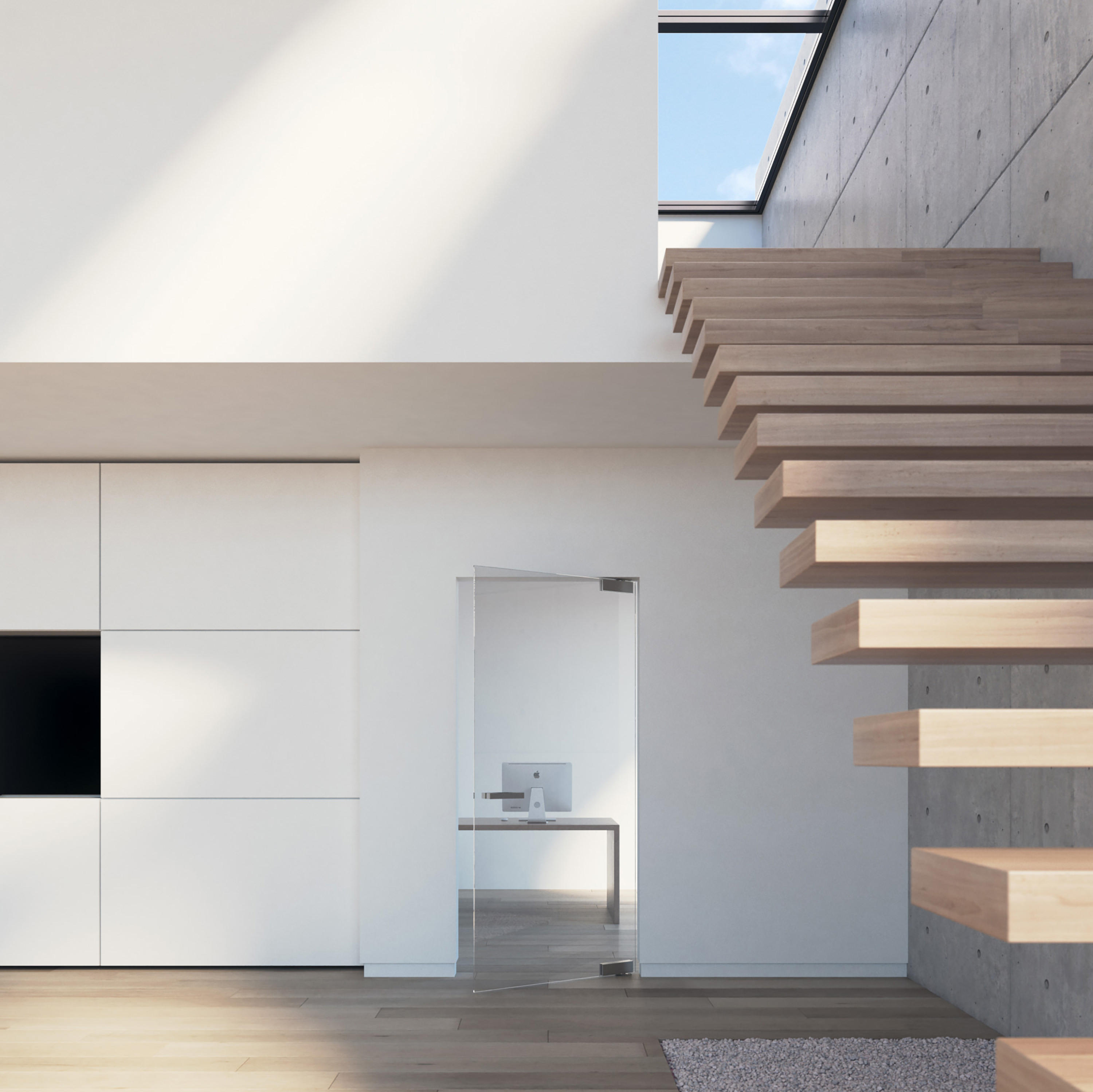 Portapivot Glass Silver Anodized Architonic