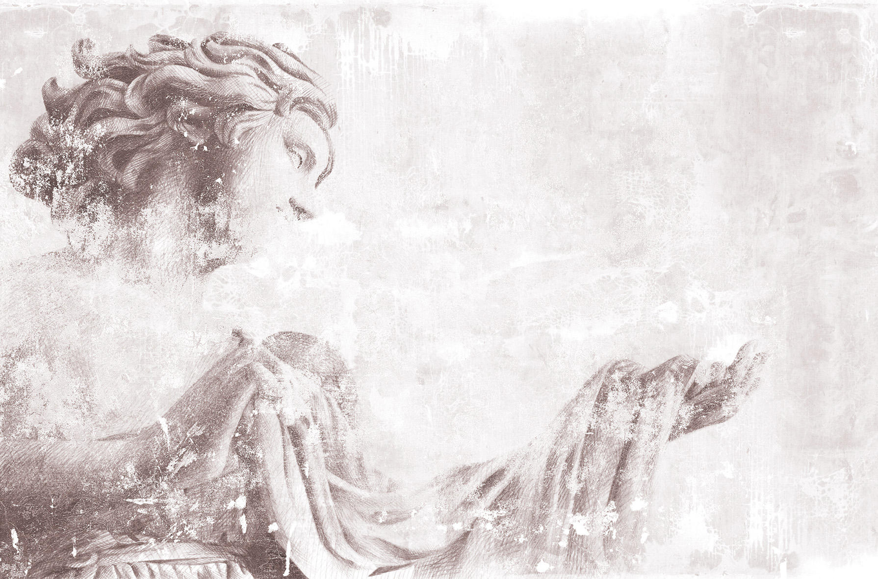 WHITE ANGEL Wall coverings / wallpapers from LONDONART Architonic