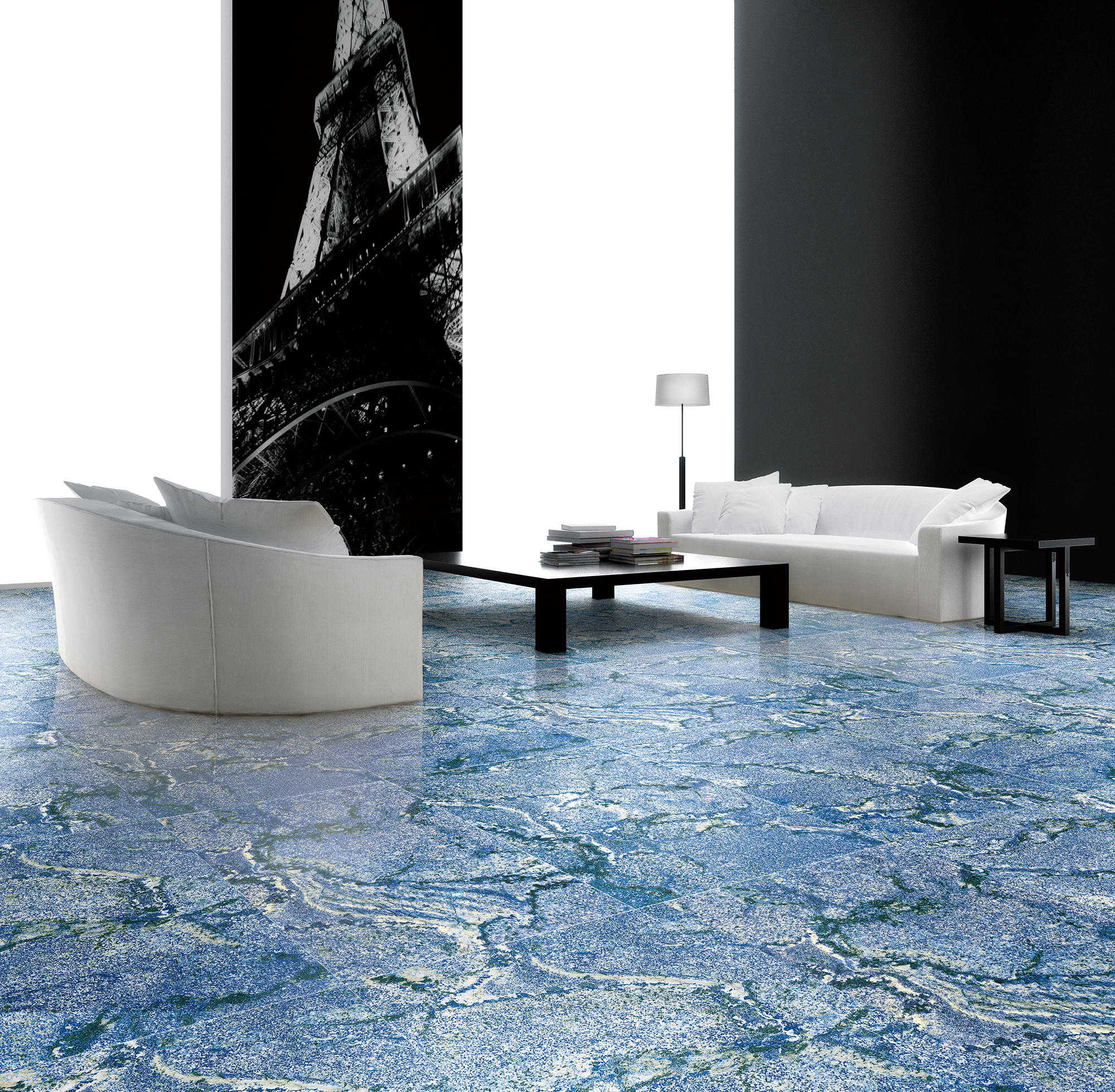 Blue Marble Floor – Flooring Ideas