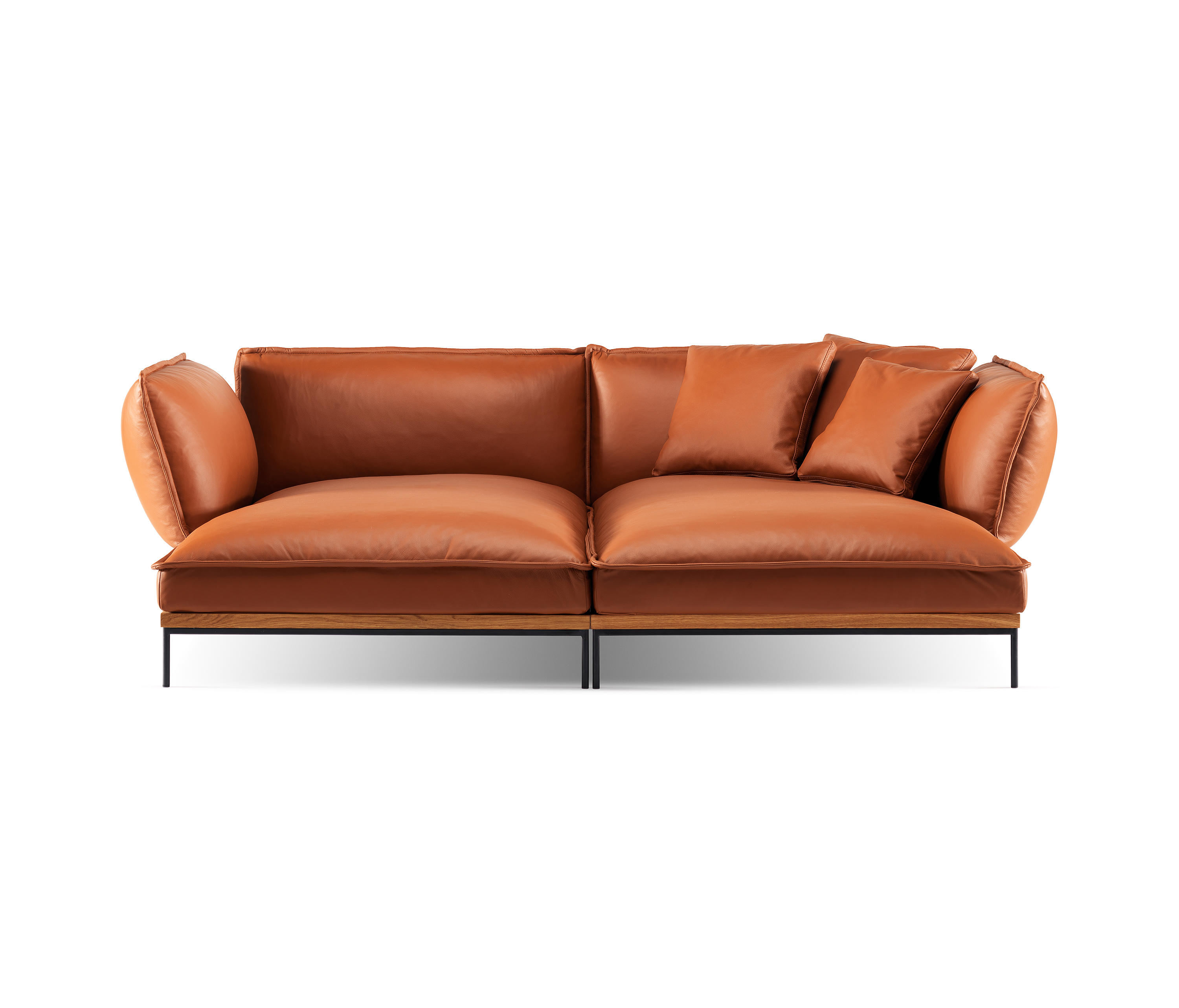 Jord Double Chaise Lounge Architonic, Double Leather Chaise Lounge