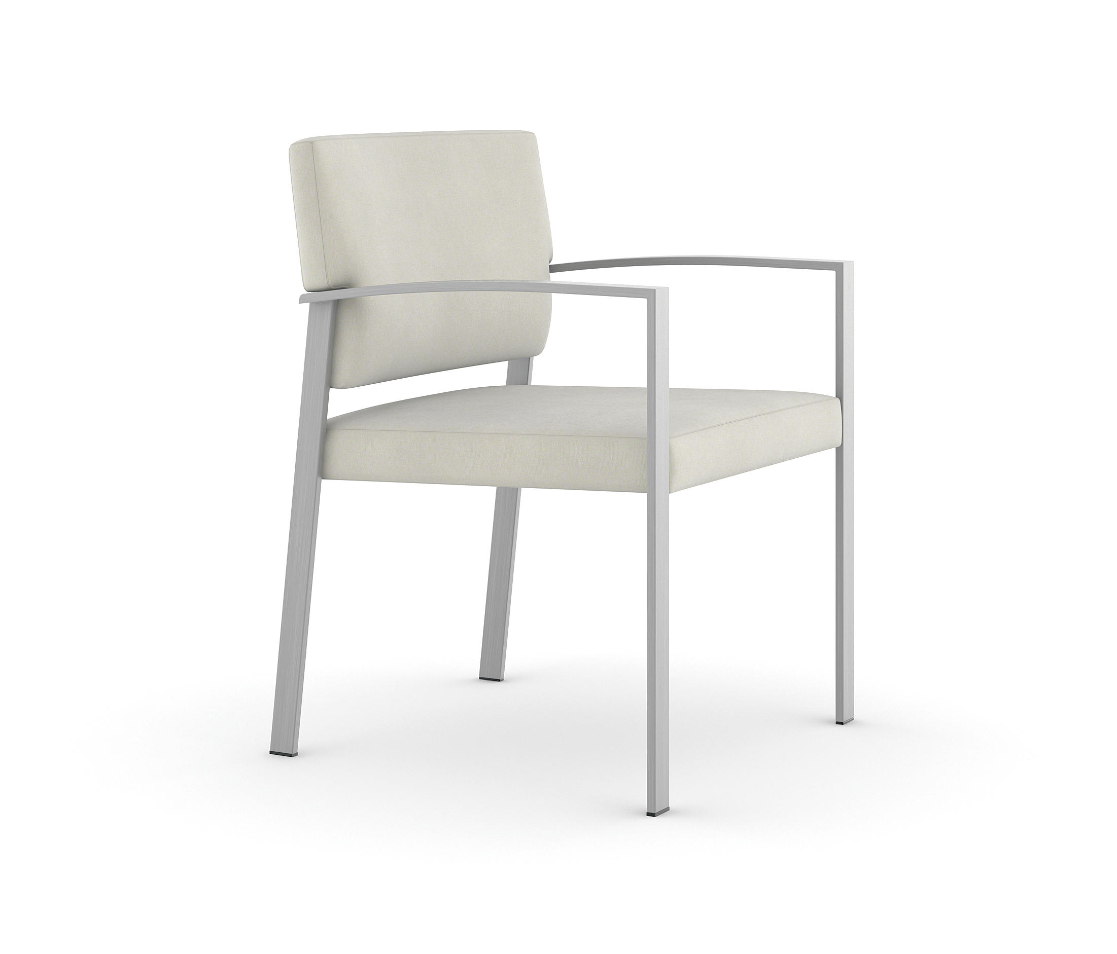 Steel Side Chair Brushed Stainless Steel Frame Architonic