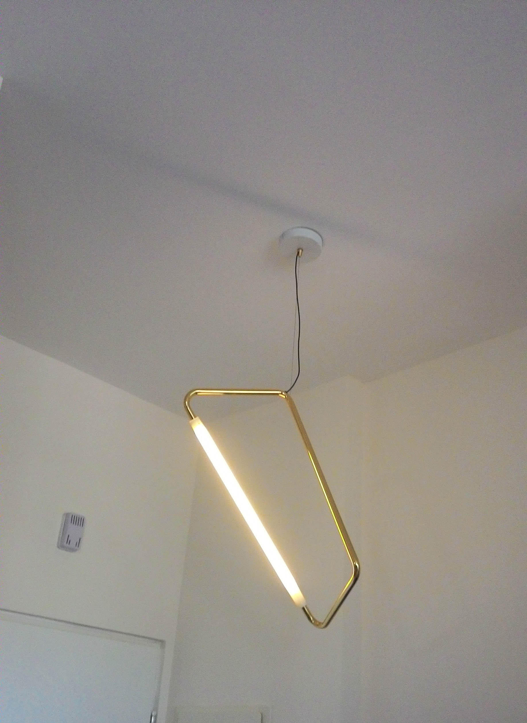 Light Object 001 Hang From Ceiling Polished Br Suspended Light Object 001 Hang From Ceiling Polished Br By Naama Hofman Suspended Lights