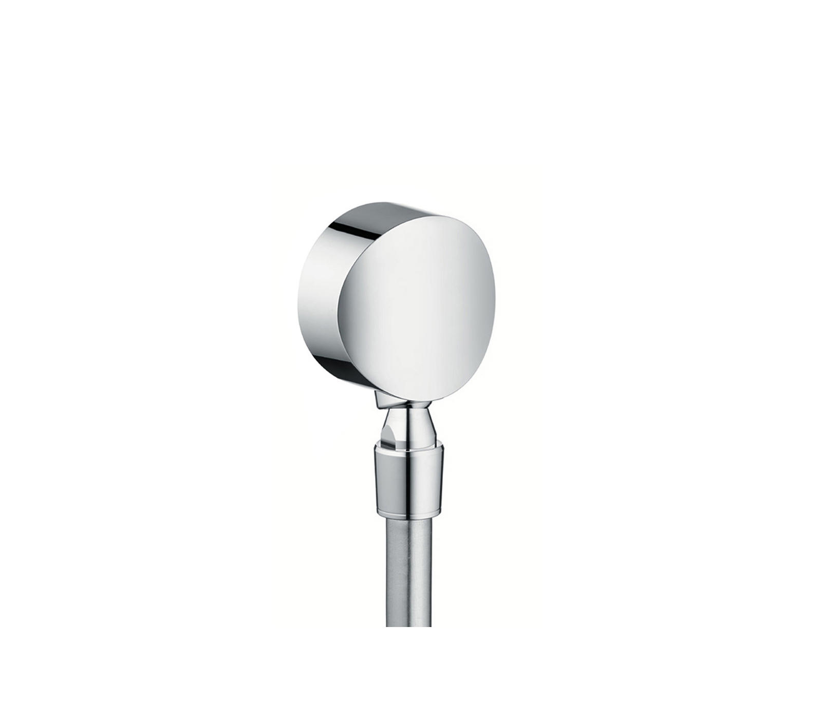 hansgrohe Fixfit S wall outlet with non-return valve and pivot joint ...