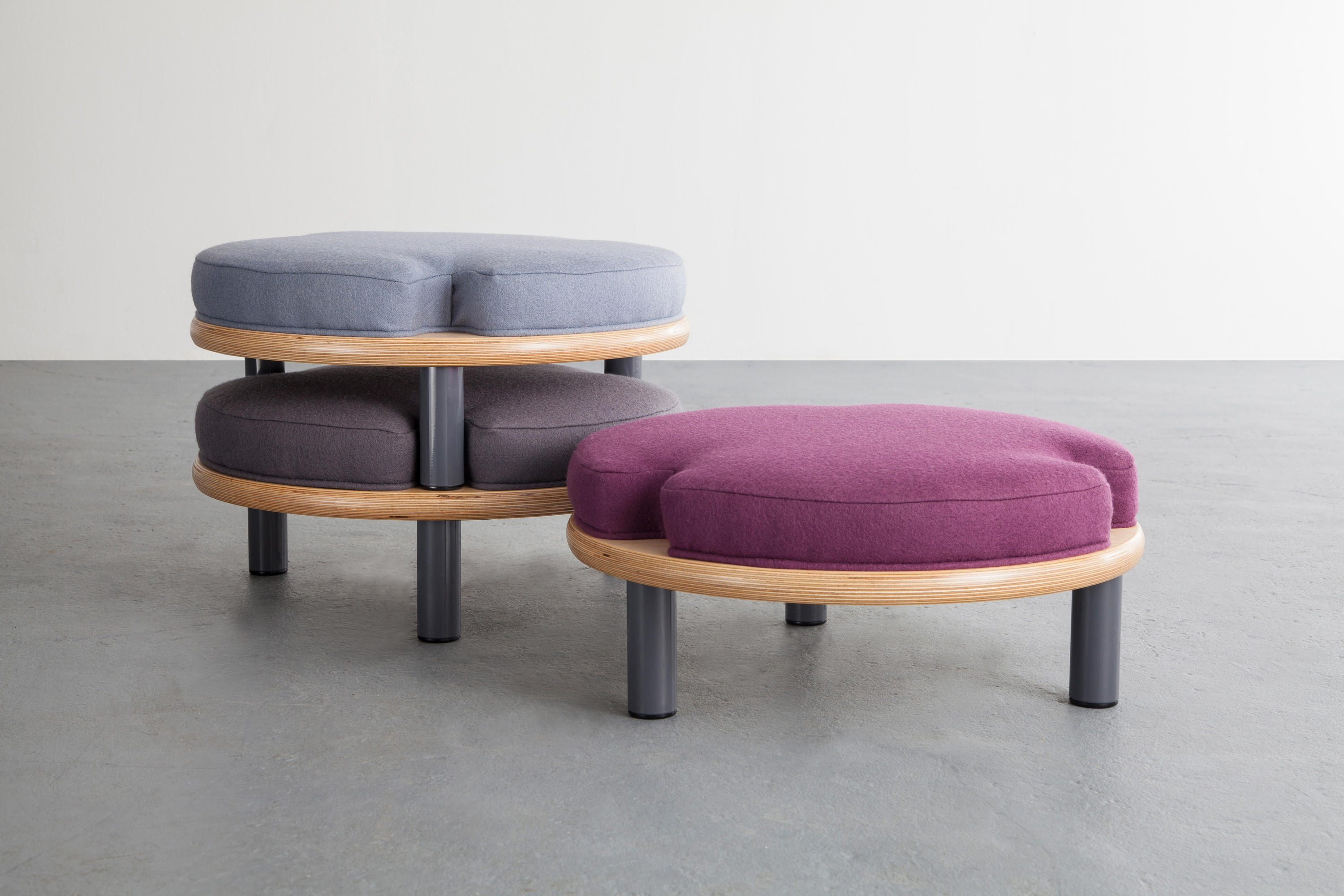 Ida White Foot Stool & designer furniture Architonic