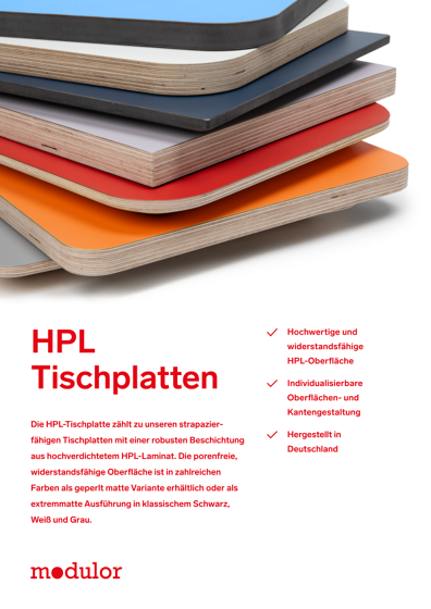 HPL table tops