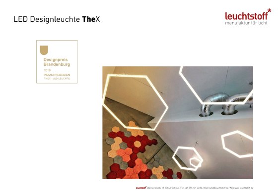 LED Designleuchte TheX