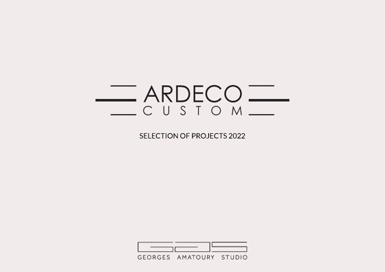 Ardeco Selection of Projects