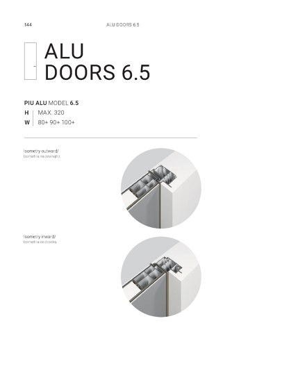 Technical Data Alu Doors 6.5