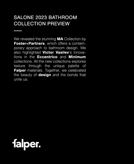 SALONE 2023 BATHROOM COLLECTION PREVIEW