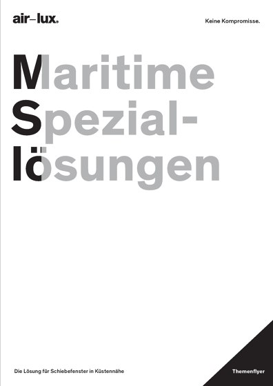 Maritime Speziallösungen