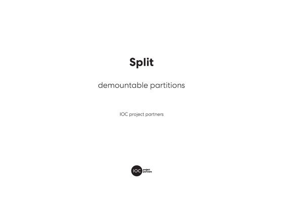 Split - Demountable Partitions