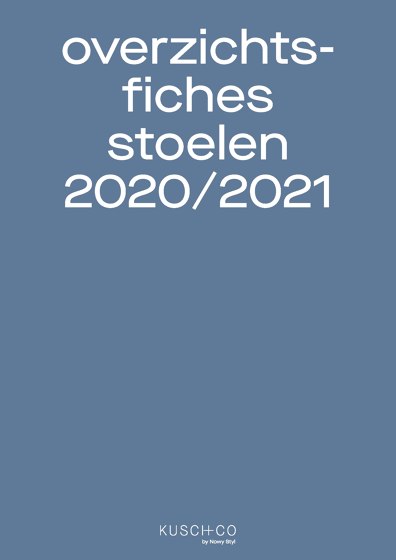 Overzichts­ Fiches Stoelen 2020/2021