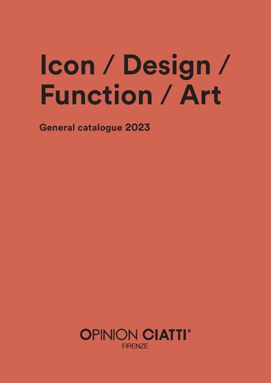 Icon / Design / Function / Art  General catalogue 2024