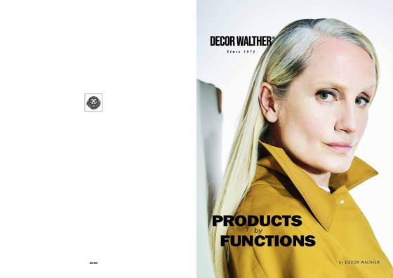 PRODUCTS BY FUNCTIONS by DECOR WALTHER